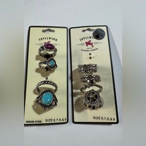 Idyllwind Silver and Blue Ring Collection